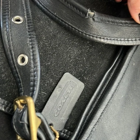 Coach Vintage Patricia’s Legacy Crossbody Black Leather Shoulder Bag - Picture 8 of 15